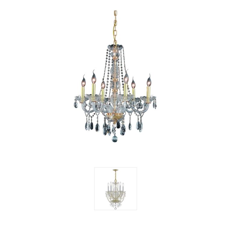 Elegant Lighting Verona Collection Crystal Mini Chandelier