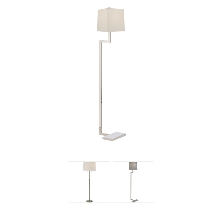 Visual Comfort Signature Collection AERIN Alander Polished Nickel Floor Lamp