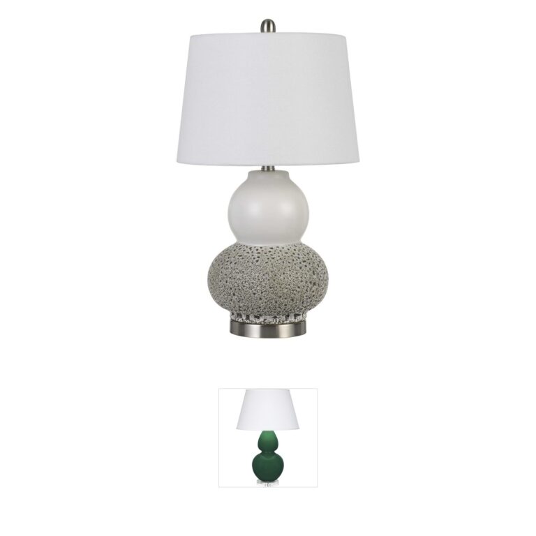 CAL Lighting Aigio Ceramic Bottle Table Lamp