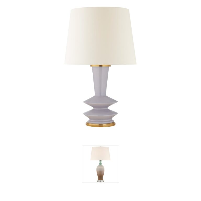 Visual Comfort Signature Collection Christopher Spitzmiller Whittaker Reactive Ceramic Table Lamp