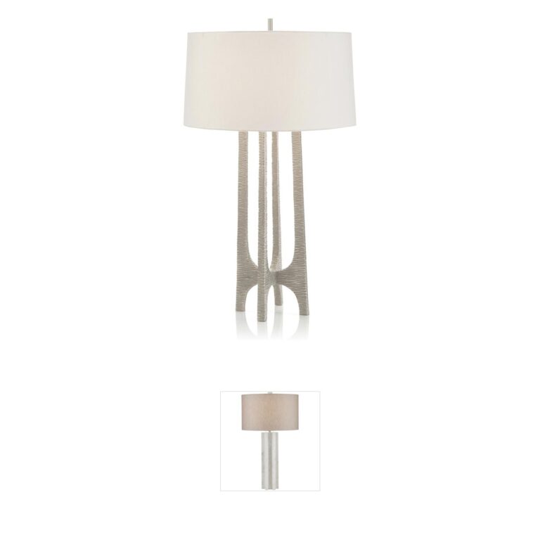John-Richard Leah Textured Arc Table Lamp