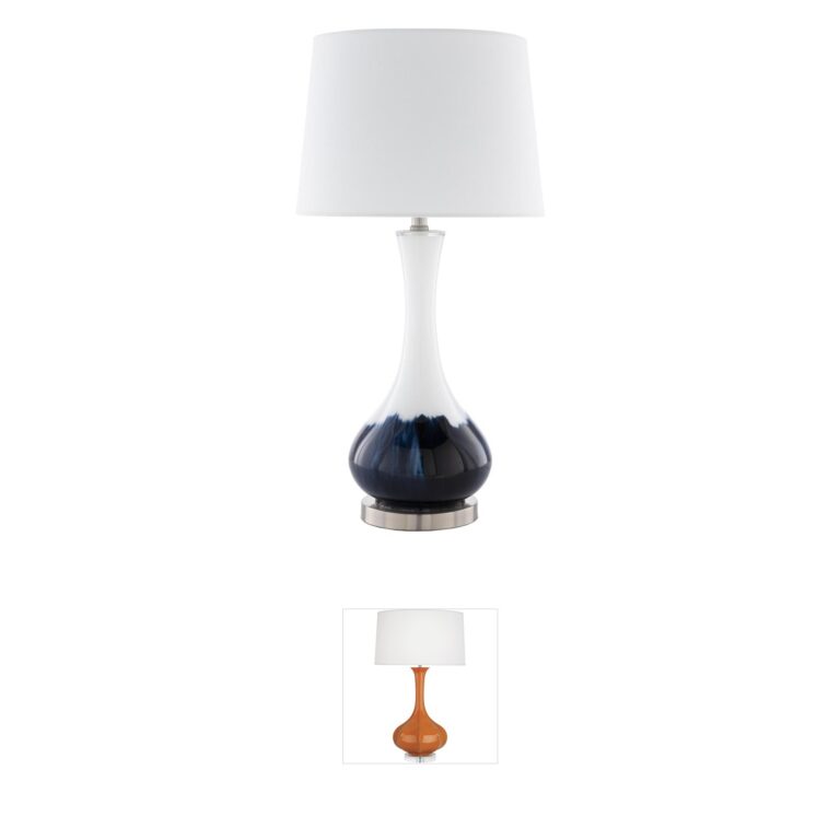 Surya Julissa Glass & Metal Table Lamp