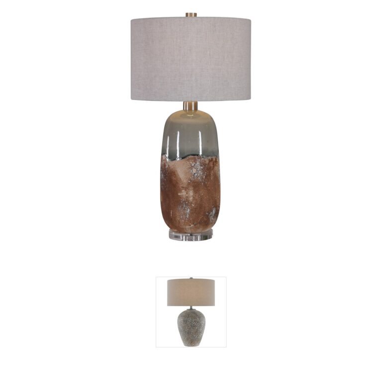 Uttermost Maggie Ceramic & Crystal Table Lamp