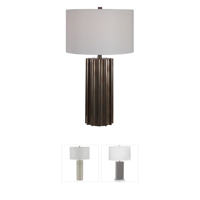 Uttermost Khalio Gun Metal Table Lamp