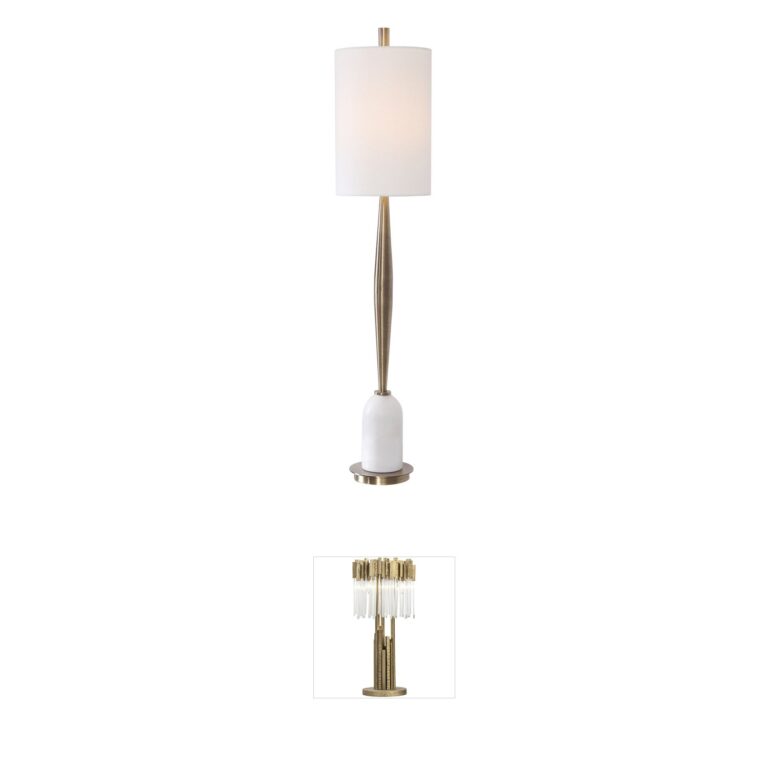Uttermost Minette Steel & Marble Table Lamp