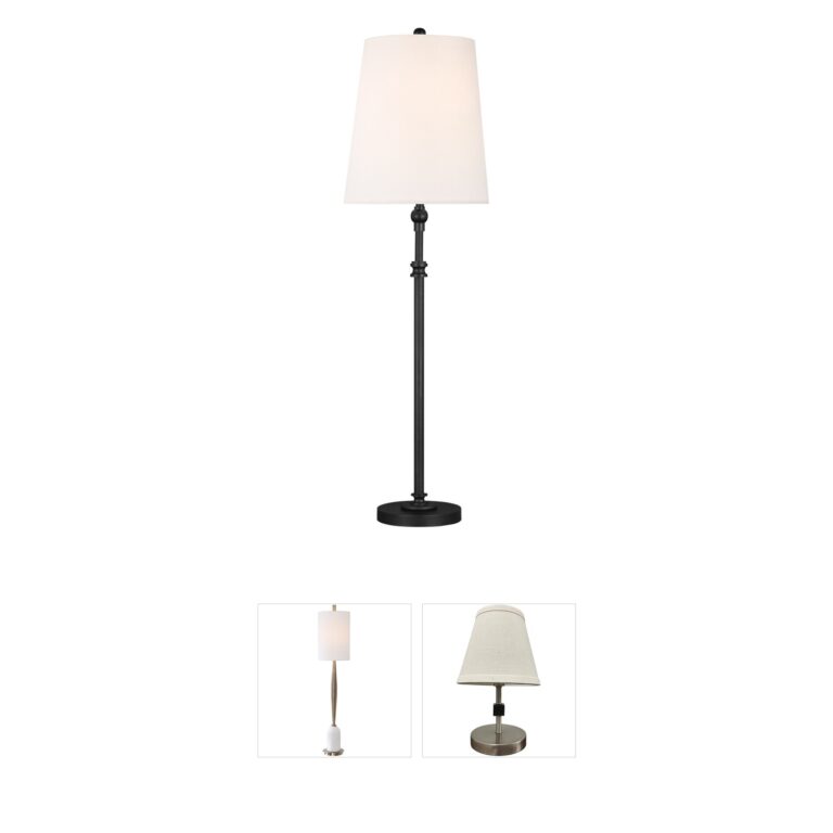 Visual Comfort Studio Collection TOB by Thomas O'Brien Capri Aged Iron Buffet Lamp