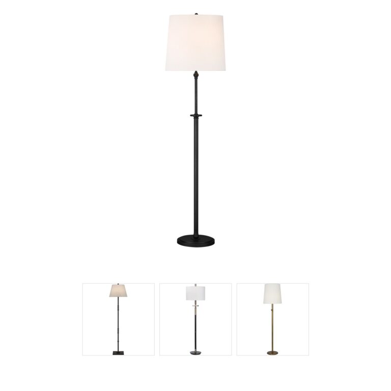 Visual Comfort Studio Collection TOB by Thomas O'Brien Capri Aged Iron Floor Lamp