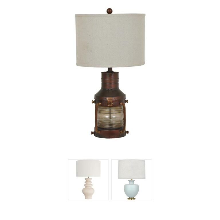 Crestview Collection Copper Lantern 27" Table Lamp
