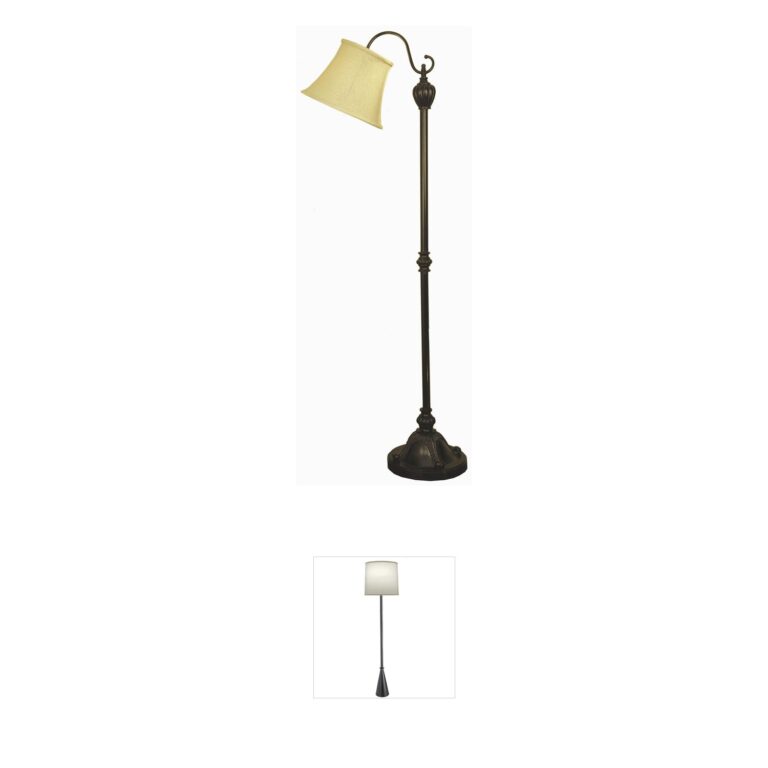 Crestview Collection Briggs Downbridge Antique Bronze Floor Lamp