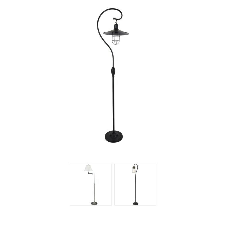 Crestview Collection Harbor Side Antique Bronze Metal Floor Lamp
