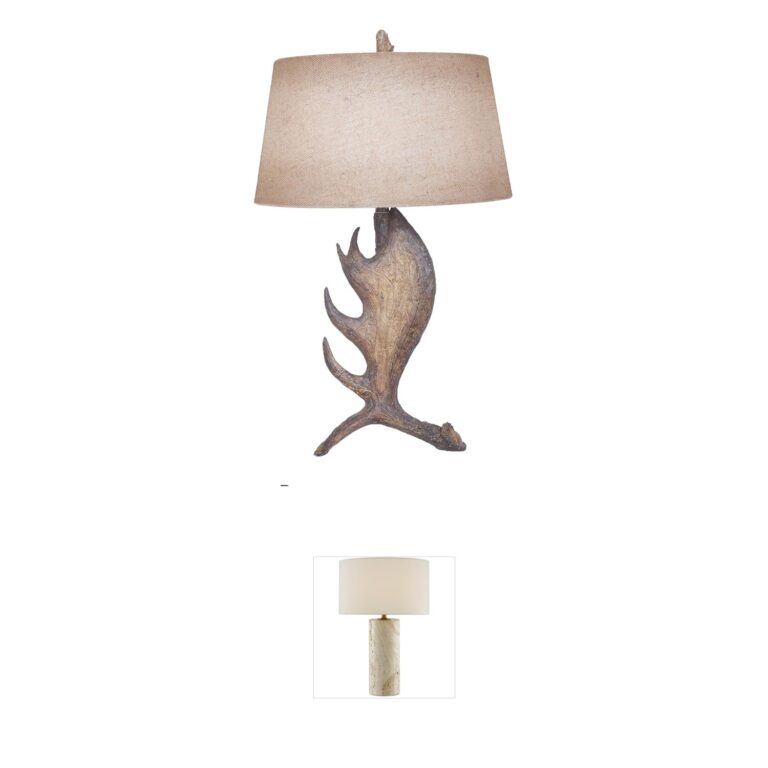 Crestview Collection Moose Shed Resin Moose Brown Table Lamp