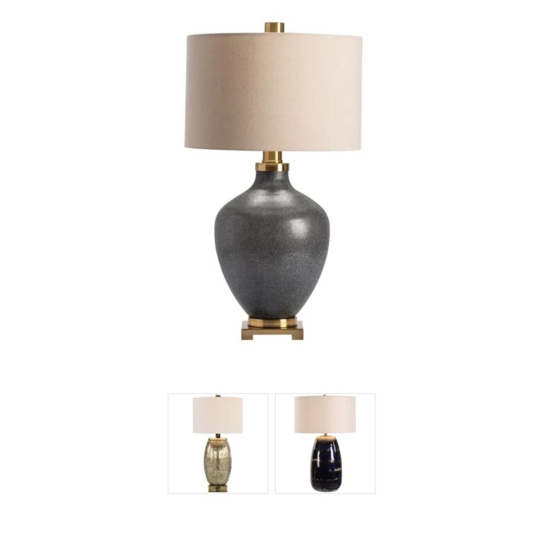 Crestview Collection Liam Glass Table Lamp