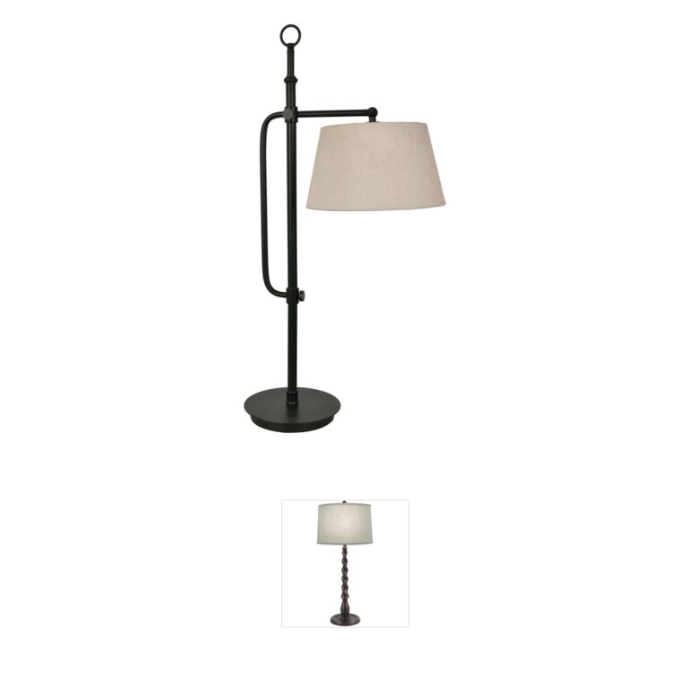 Crestview Collection Berwick Oil Rubbed Bronze Industrial Metal Table Lamp
