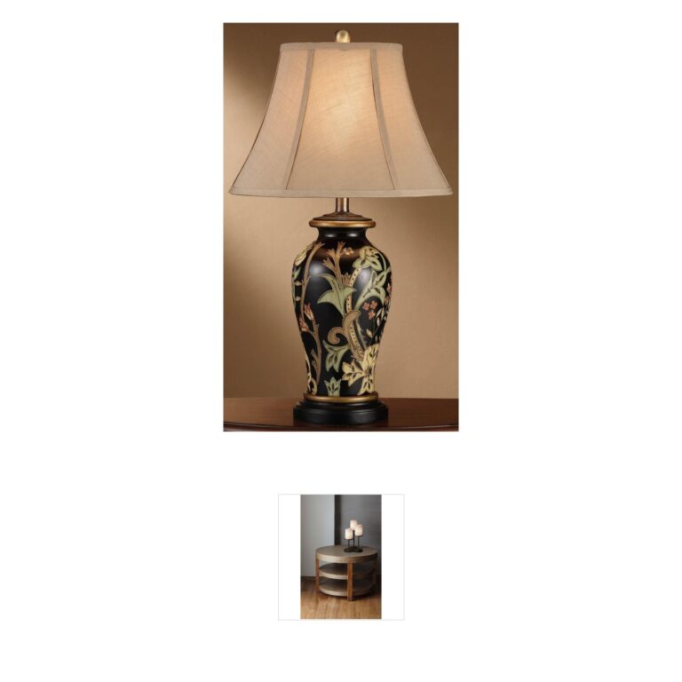 Crestview Collection Windham Ceramic Farmhouse Table Lamp