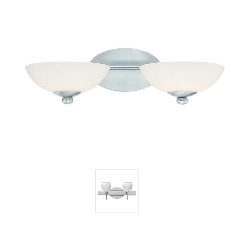 Dolan Designs Rainier Satin Nickel 2-Light Vanity