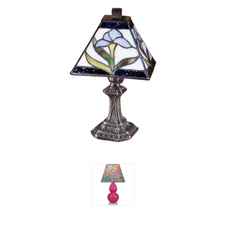 Dale Tiffany Evelyn Antique Brass Table Lamp