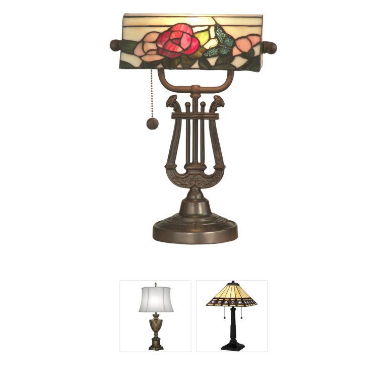 Dale Tiffany Evelyn Antique Bronze Table Lamp