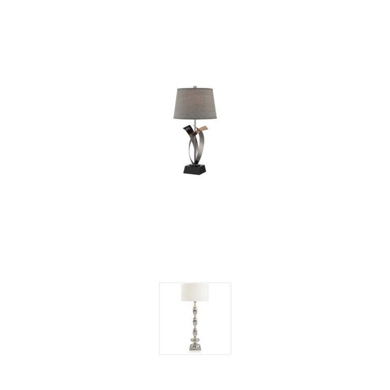 Lite Source Wayde Gun Metal Table Lamp