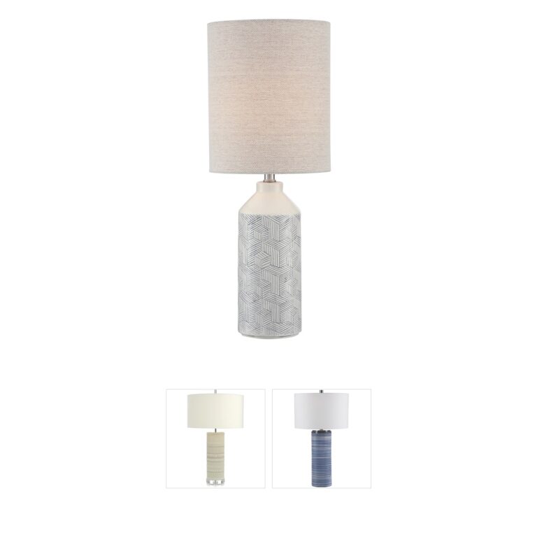 Lite Source Grayton Ceramic Table Lamp in Beige