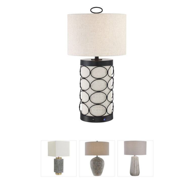Lite Source Luvenia Dark Bronze Metal Table Lamp