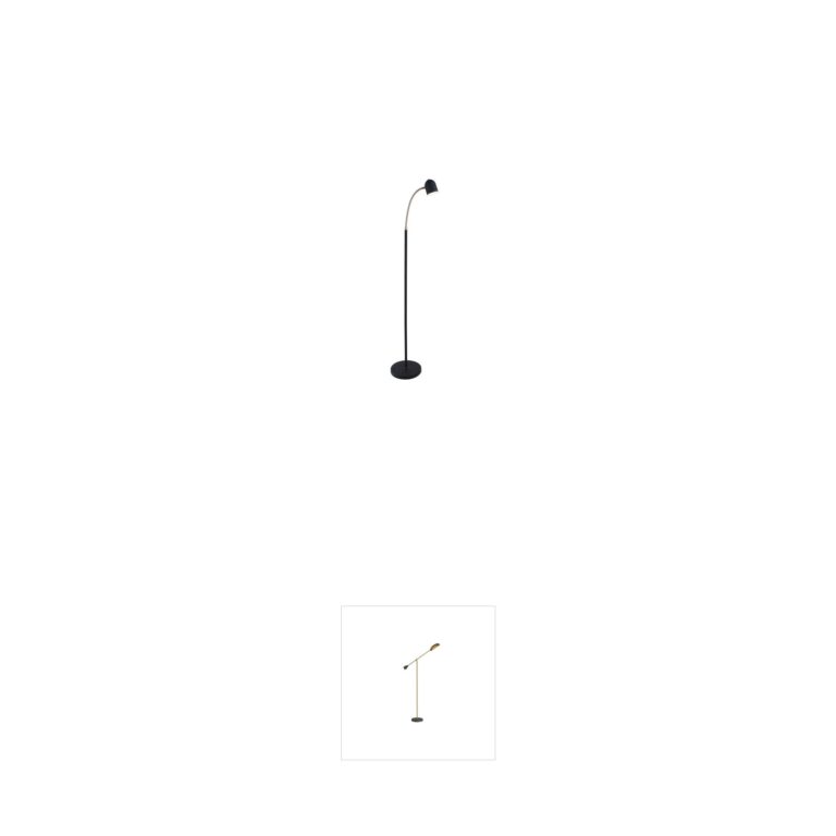 Lite Source Tiara Black Metal LED Floor Lamp
