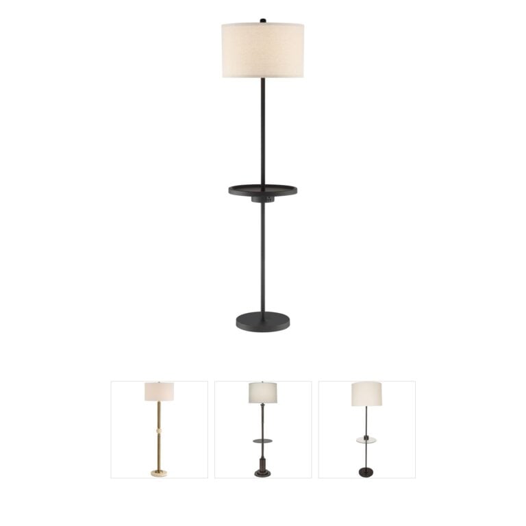 Lite Source Tungsten Dark Bronze Metal Floor Lamp