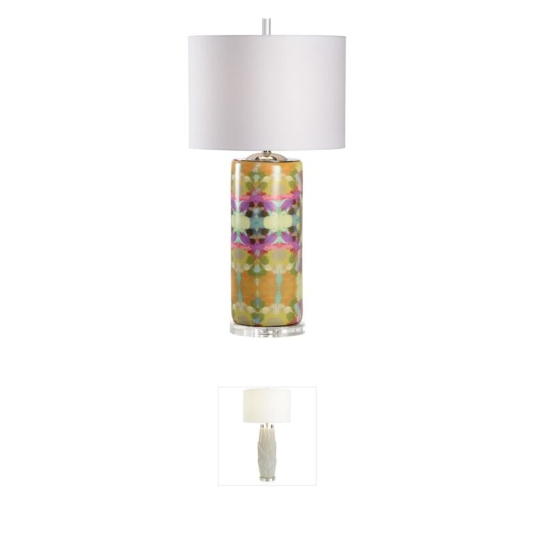 Wildwood Laura Park Designs Ceramic Multi Color Decal Table Lamp