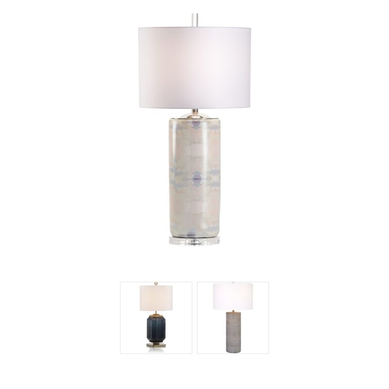 Wildwood Laura Park Designs Multi Color Decal Ceramic Table Lamp
