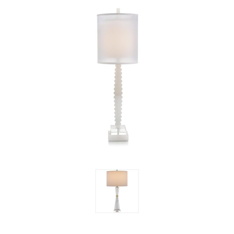 John-Richard Leah Alabaster Glass Table Lamp