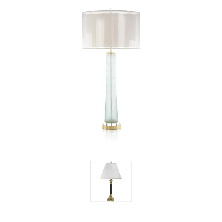 John-Richard Pale Collection Gold Metal Table Lamp