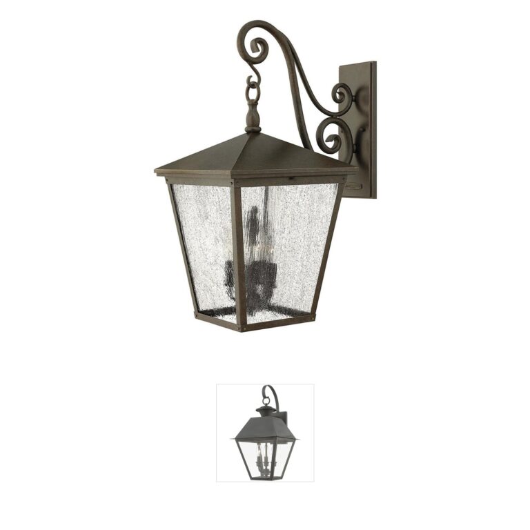 Hinkley Heritage Trellis Regency Bronze Outdoor Wall Lantern