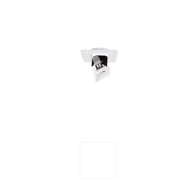 WAC Lighting Aether 3.5-Inch Square Adjustable Trimless LED Downlight in Brushed Nickel