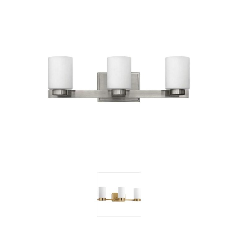 Hinkley Miley Brushed Nickel Vanity Light