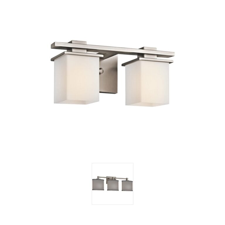 Kichler Tully Antique Pewter 2-Light Vanity