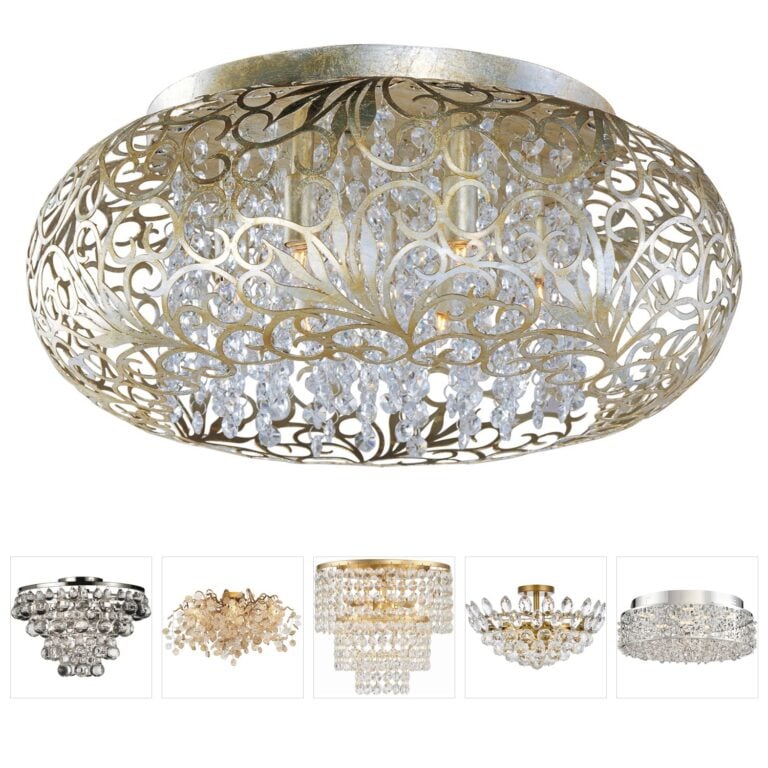 Maxim Lighting Arabesque Crystal Flush Mount