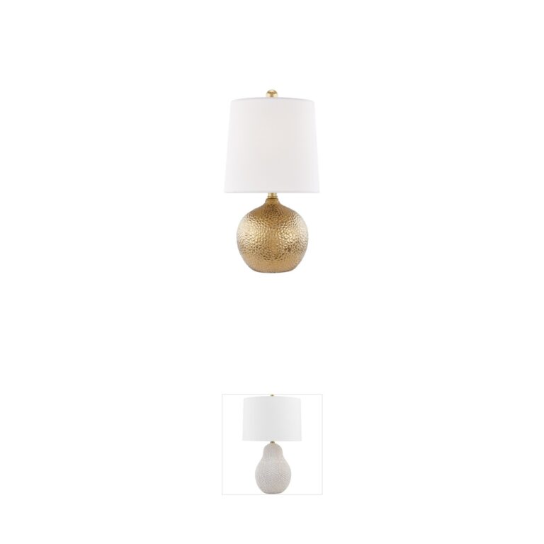 Mitzi Heather Gold Ceramic Table Lamp