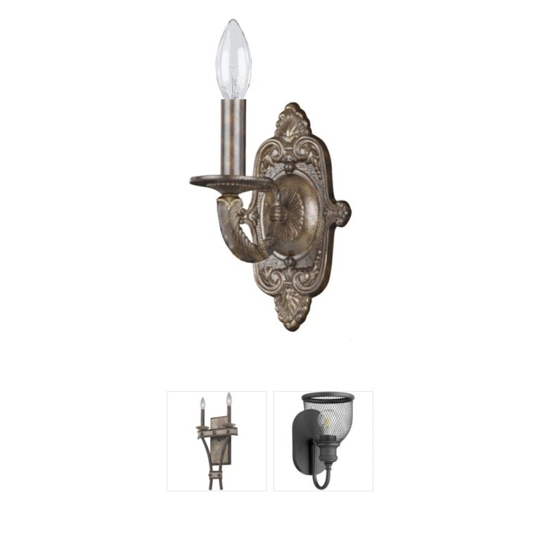 Crystorama Paris Market Venetian Bronze Steel Wall Sconce