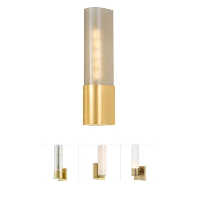 Hudson Valley Lighting Somersville Aged Brass Wall Sconce