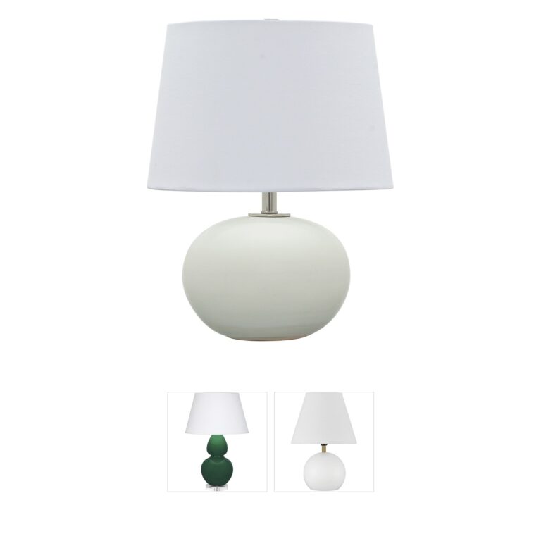 House of Troy Scatchard Celadon Ceramic Table Lamp