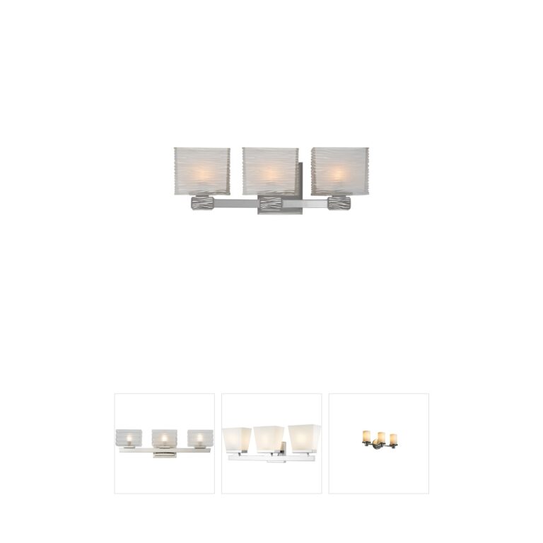 Hudson Valley Hartsdale 3-Light Satin Nickel Vanity Light with Dual Glass Shades