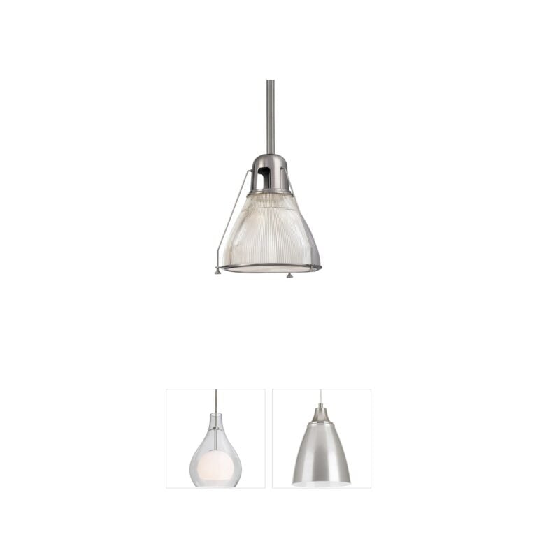 Hudson Valley Haverhill 8" Satin Nickel Pendant