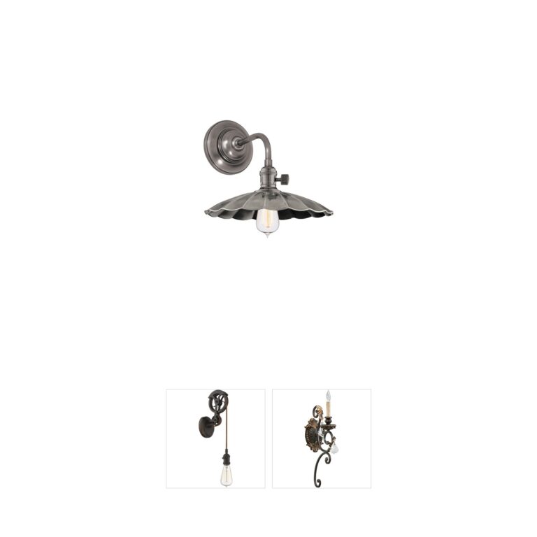 Hudson Valley Heirloom Historic Nickel Metal Wall Sconce
