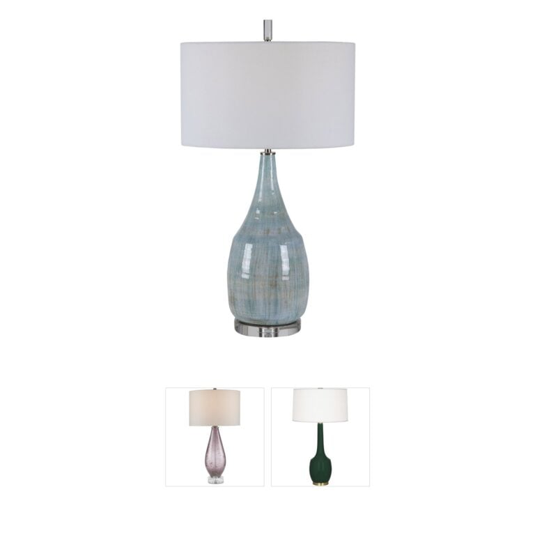 Uttermost Rialta Steel & Ceramic Table Lamp