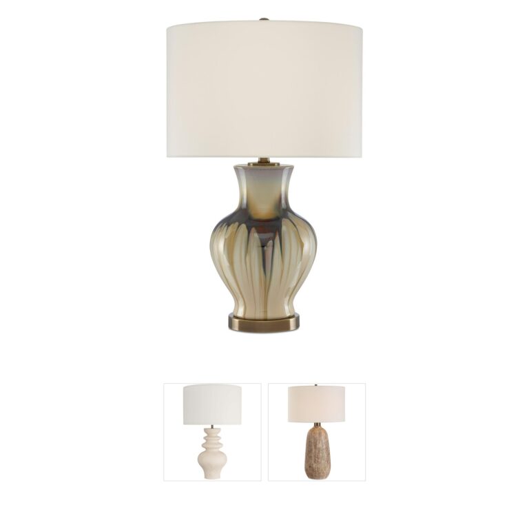 Currey & Company Muscadine Porcelain Table Lamp