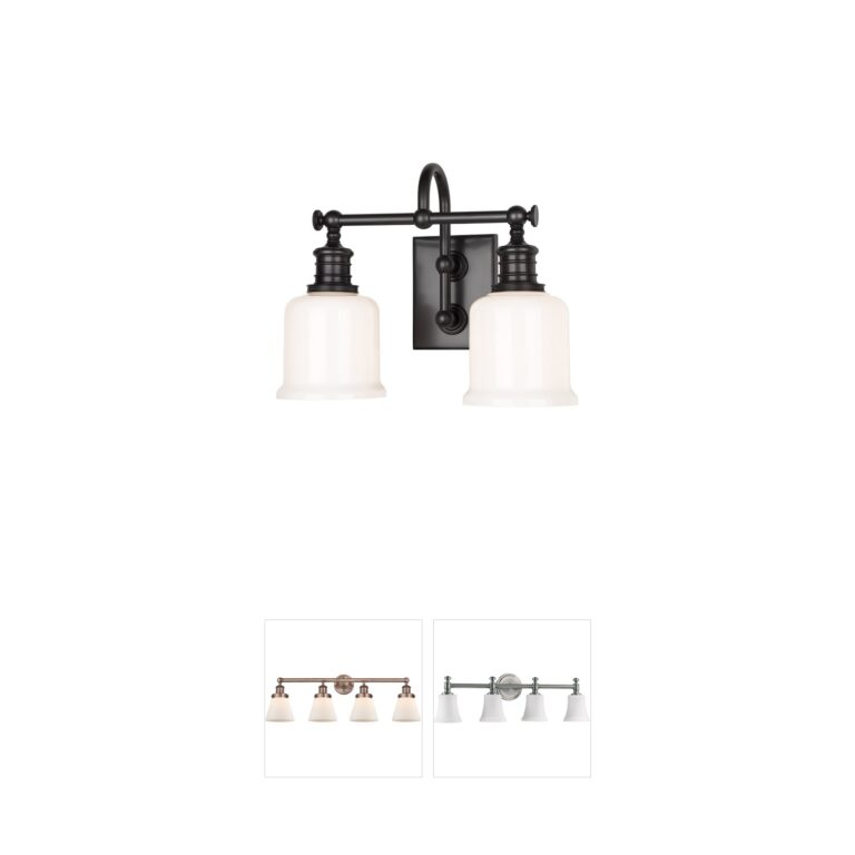Hudson Valley Keswick Old Bronze Bathroom Vanity Light