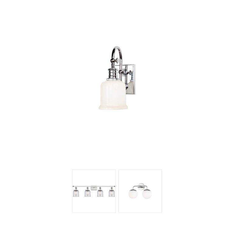 Hudson Valley Keswick Polished Chrome Vanity Light