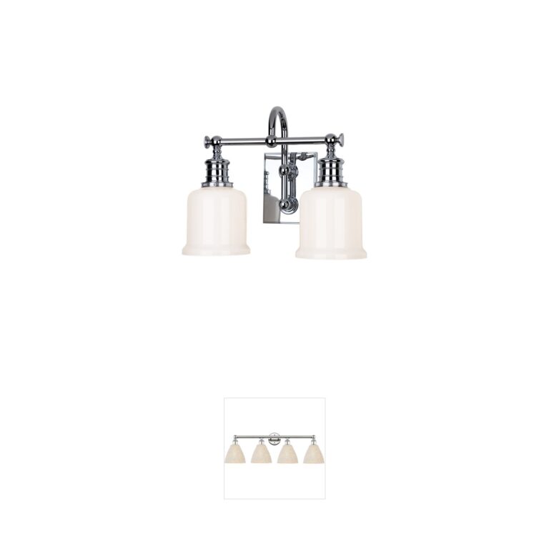 Hudson Valley Keswick Polished Chrome Vanity Light