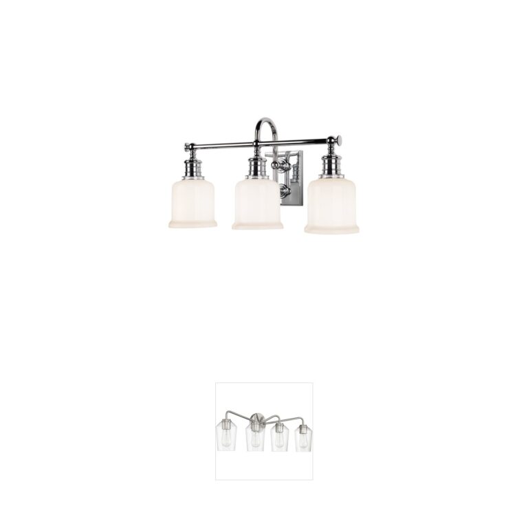 Hudson Valley Keswick 3-Light Polished Chrome Vanity Light