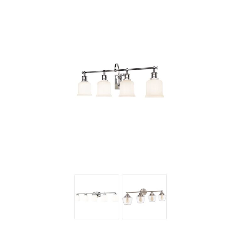 Hudson Valley Keswick Polished Chrome Vanity Light