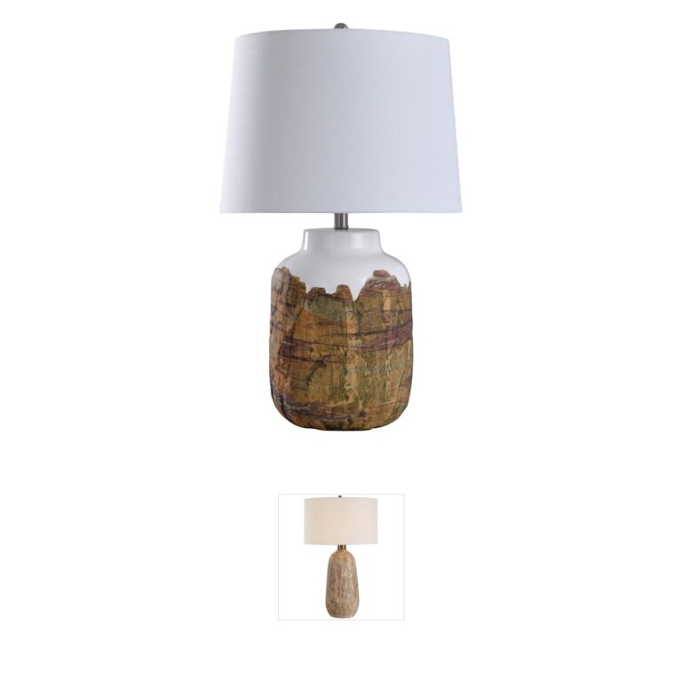 StyleCraft Home Collection Canyon Rustic Earthtone Table Lamp